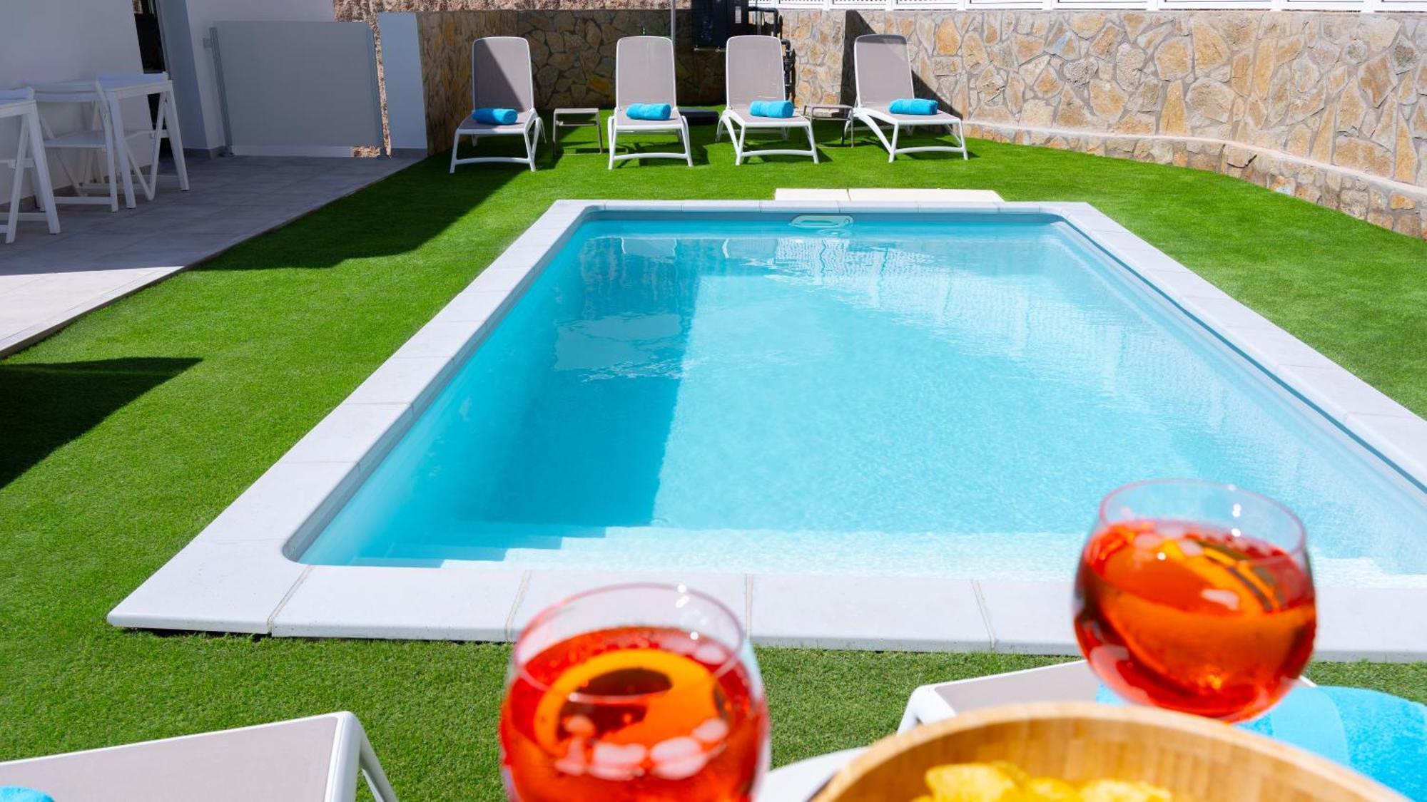 Malibu Mogan Secret Pool Villa - Piscina Privada Y Climatizada - Exclusive Heated Pool La Playa de Tauro ภายนอก รูปภาพ