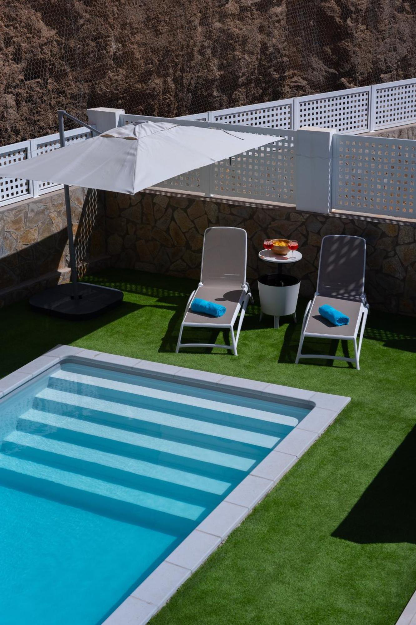 Malibu Mogan Secret Pool Villa - Piscina Privada Y Climatizada - Exclusive Heated Pool La Playa de Tauro ภายนอก รูปภาพ