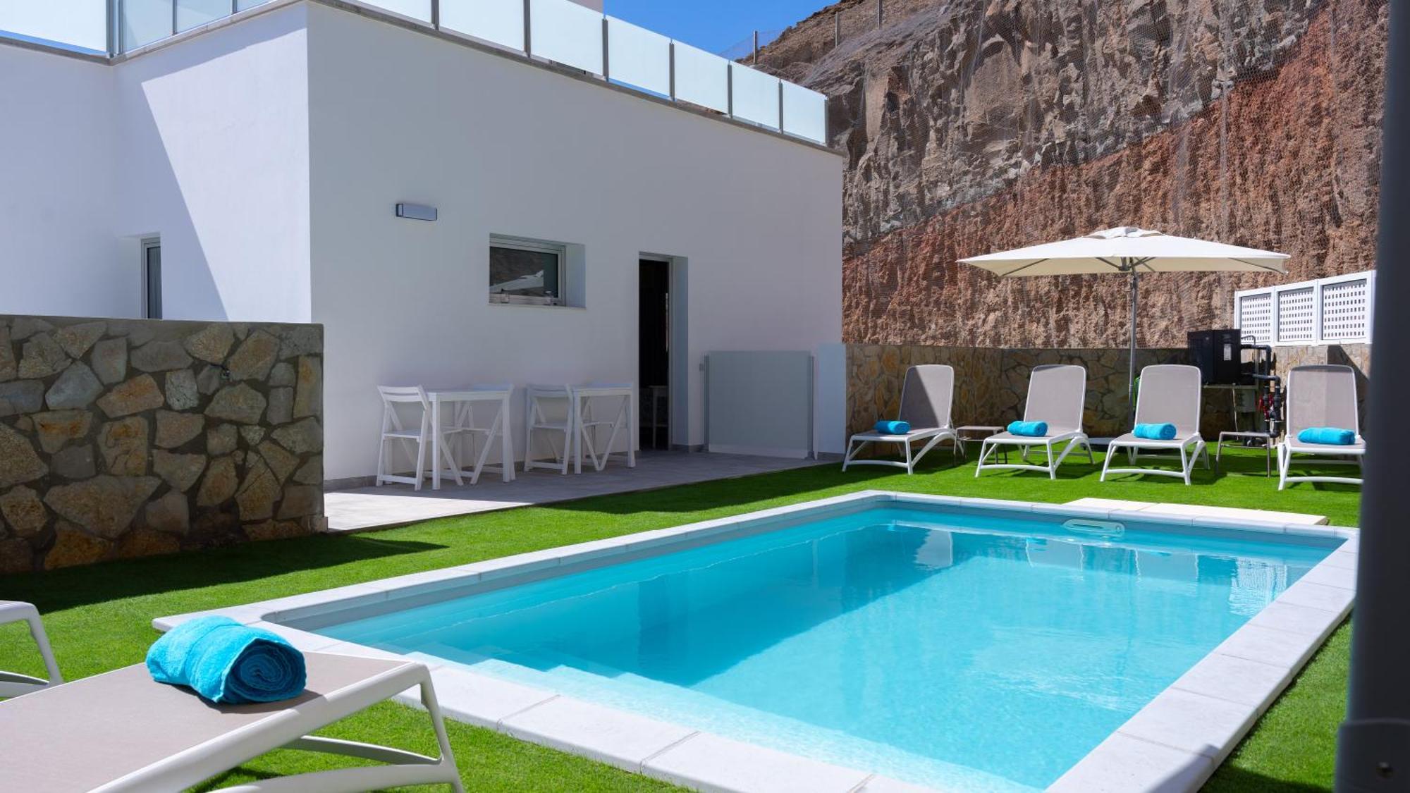 Malibu Mogan Secret Pool Villa - Piscina Privada Y Climatizada - Exclusive Heated Pool La Playa de Tauro ภายนอก รูปภาพ